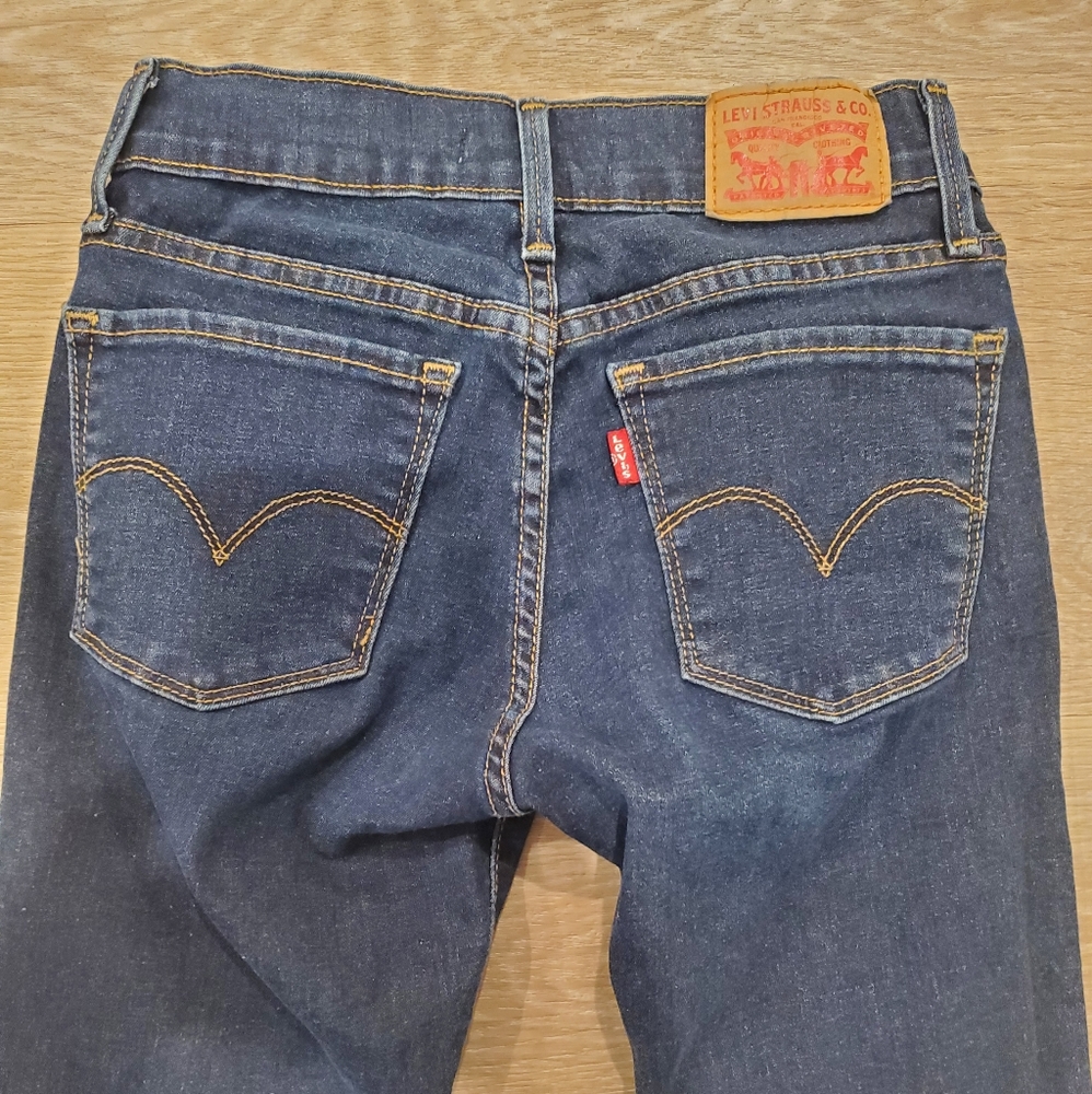 Levi's 710 Super Skinny Dark Wash Jeans